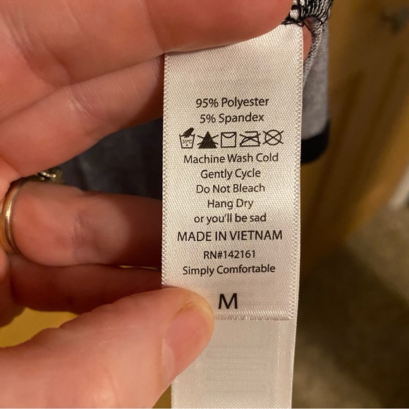 M Black and white floral cardigan - Picture 3 of 5